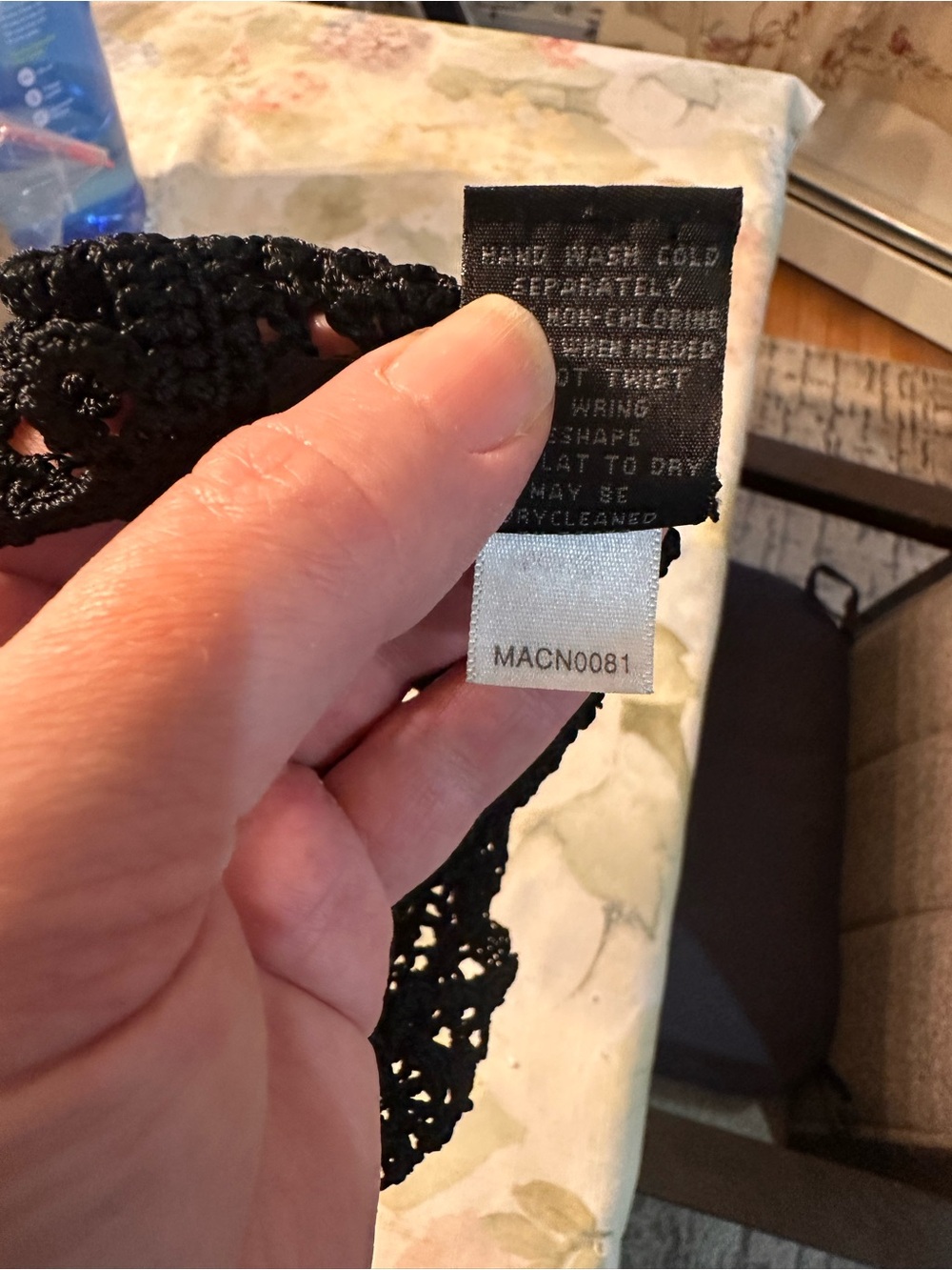 The Limited Black Crochet Handknit Sleeveless Top - Picture 11 of 12